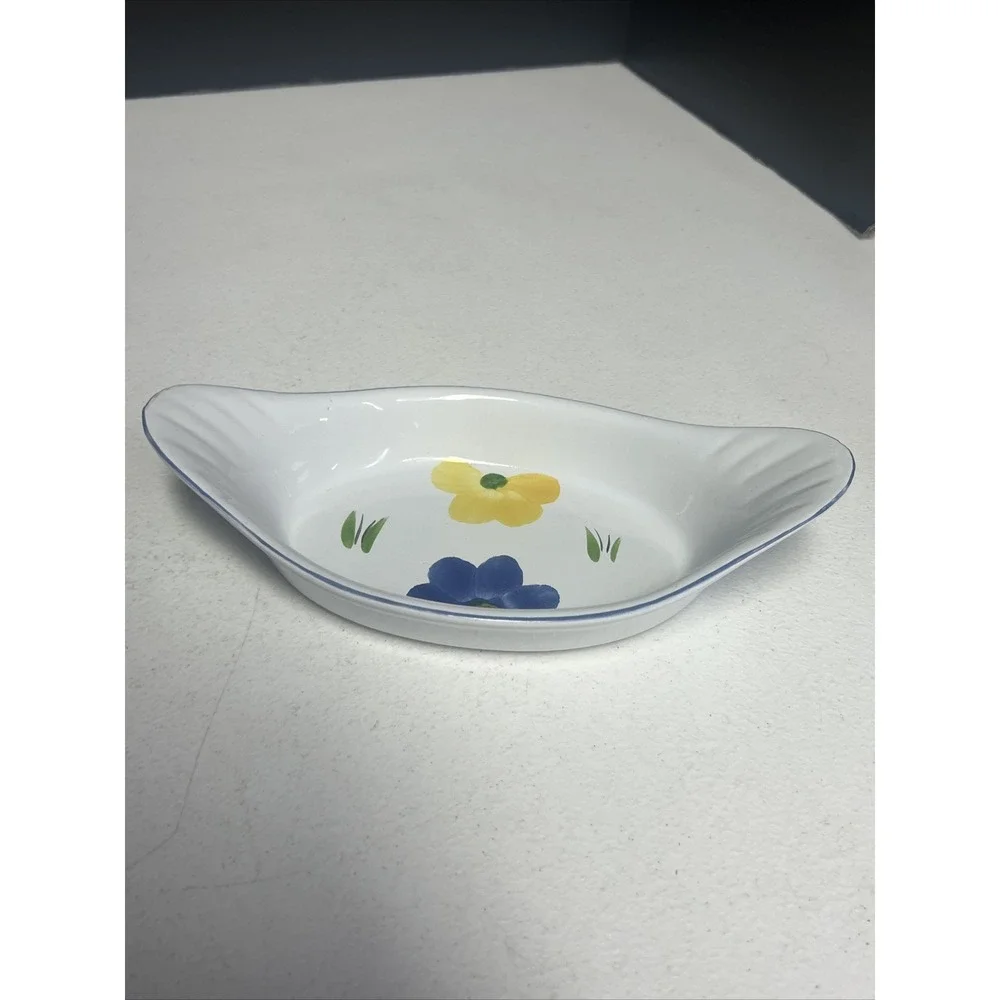 Maxam‎ Italy ITALIAN DAISY Au Gratin Dish 8 3/4